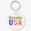 Nevada USA! keychains by All50States Nevada USA! keychains