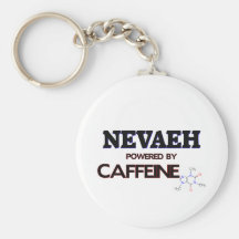 Nevaeh powered by caffeine keychain