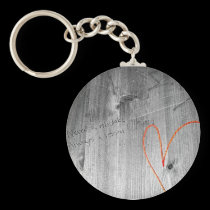 Never a Mistake keychains