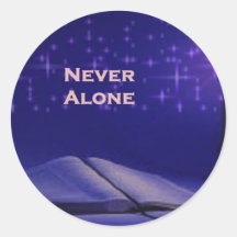 Never Alone Card 4 Stickers
