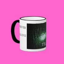 NEVER ALONE mugs