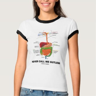 Never Call Me Gutless (Digestive System Humor) shirt