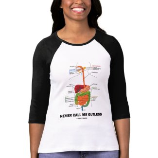 Never Call Me Gutless (Digestive System Humor) shirt