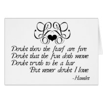 Never Doubt Ophelia cards