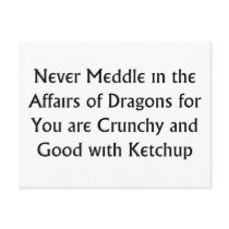 Never Dragons Postcards
