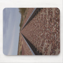Never Ending Railroad Tracks Mousepads