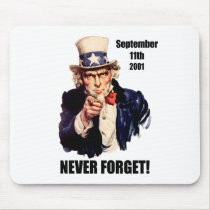 Never forget 9/11 mouse pad