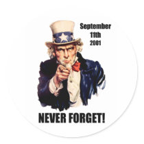Never forget 9/11 stickers