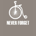 Never Forget Antique Bicycle Dark T-Shirt
