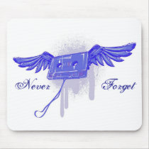 Never Forget (Cassette Tape) mousepads