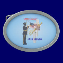 Never Forget-Ever Honor Belt Buckle 