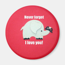 Never forget I love you! Fridge Magnet