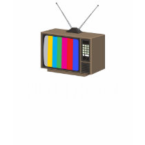 Never Forget TV Set Dark T-Shirt