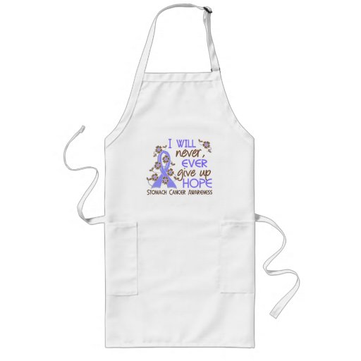 Never Give Up Hope 4 Stomach Cancer Apron