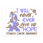 Never Give Up Hope 4 Stomach Cancer Post Card