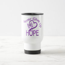 Never Give Up Hope Domestic Violence Mug