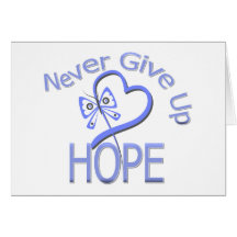 Never Give Up Hope Stomach Cancer Cards