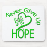 Never Give Up Hope Traumatic Brain Injury mousepads