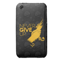 Never Give Up iPhone 3G/3GS Case Barely There Case-Mate iPhone 3 Case