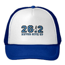 Never give up marathon hat