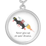 Never Give Up Personalized Necklace