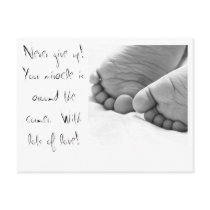Never Give Up Postcards