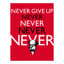 Never Give Up ! posters