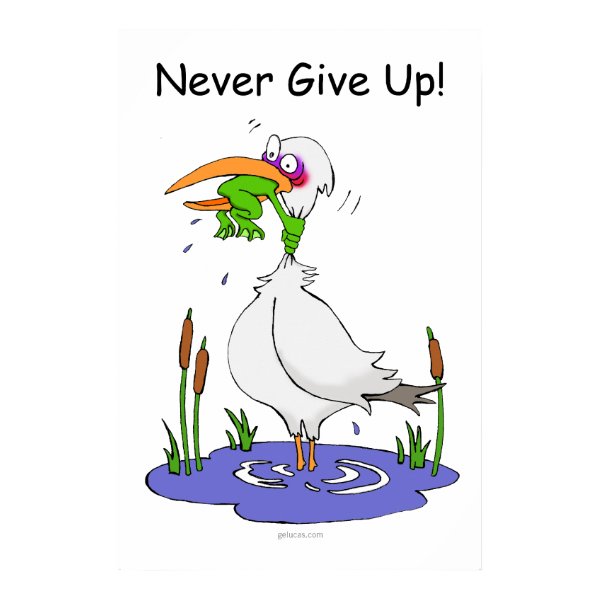 Never Give Up Poster