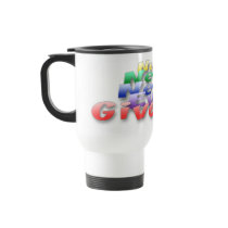 Never Give Up Travel Mug mugs