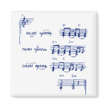 "Never gonna..." magnet by destructobot "Never gonna..." magnet