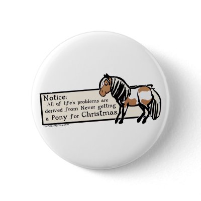 Never Got A Pony Pin by PaintingPony