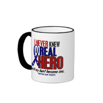 Never Knew A Hero 2 Aunt (Support Our Troops) Mugs