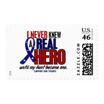 Never Knew A Hero 2 Aunt (Support Our Troops) Stamp