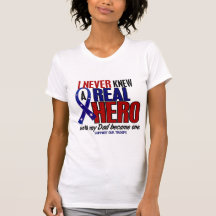 Never Knew A Hero 2 Dad (Support Our Troops) T-shirt