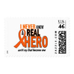 Never Knew A Hero 2 ORANGE (Dad) postage