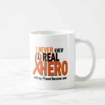 Never Knew A Hero 2 ORANGE (Friend) Mugs
