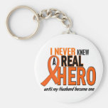 Never Knew A Hero 2 ORANGE (Husband) Keychains