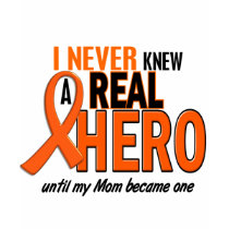 Never Knew A Hero 2 ORANGE (Mom) t-shirts by awarenessgifts Never Knew A Hero 2 ORANGE (Mom) t-shirts