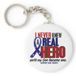Never Knew A Hero 2 Son (Support Our Troops) Key Chain