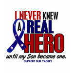 Never Knew A Hero 2 Son (Support Our Troops) Shirt