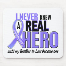 Never Knew A Hero Brother-In-Law Esophageal Cancer Mouse Pad