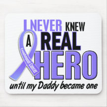 Never Knew A Hero Daddy Esophageal Cancer Mouse Pads