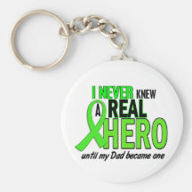 Never Knew A Real Hero 2 LIME (Dad) Key Chains