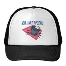 Never Leave A Paper Trail Mesh Hats