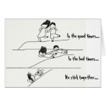 Never let go greeting cards