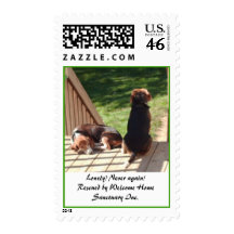 Never Lonely, Lonely? Never again!Rescued by We... Stamp