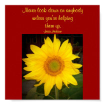 Never look down...Quote Poster-Jesse Jackson posters