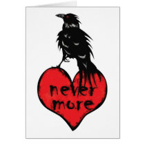Never More Raven Greeting Card