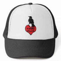 Never More Raven Trucker Hats