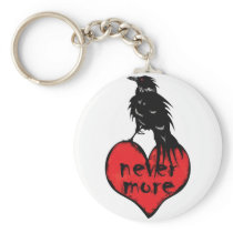 Never More Raven Keychain